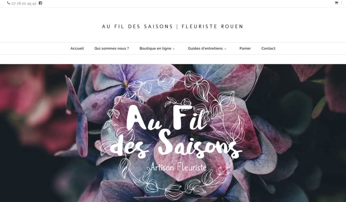 Au Fil Des Saisons, boutique en ligne de fleurs et couronnes