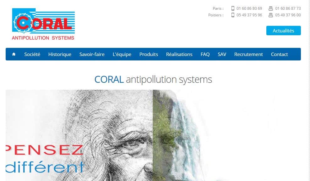 Coral : entreprise spécialisée dans l’installation de systèmes antipollution