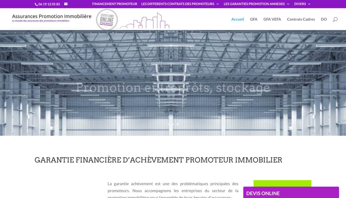 Votre offre de garantie financière d’achèvement